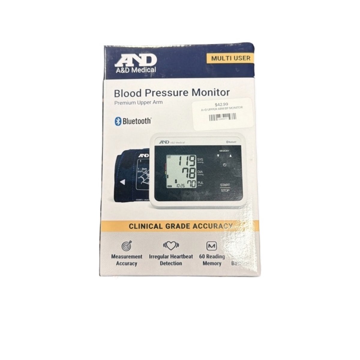 A+D UPPER ARM BP MONITOR