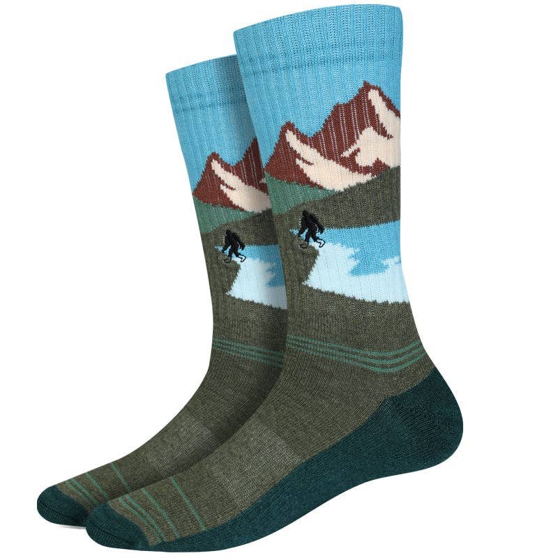 Active Mountain Socks: Green