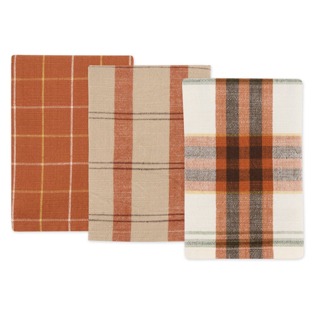 Autumn Picnic Dishcloth Set of 3