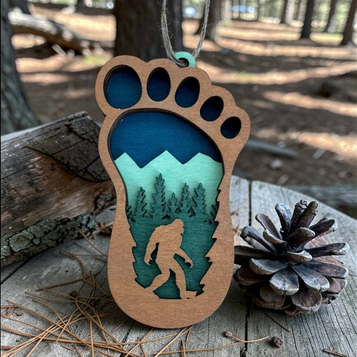 Bigfoot Print: Ornament