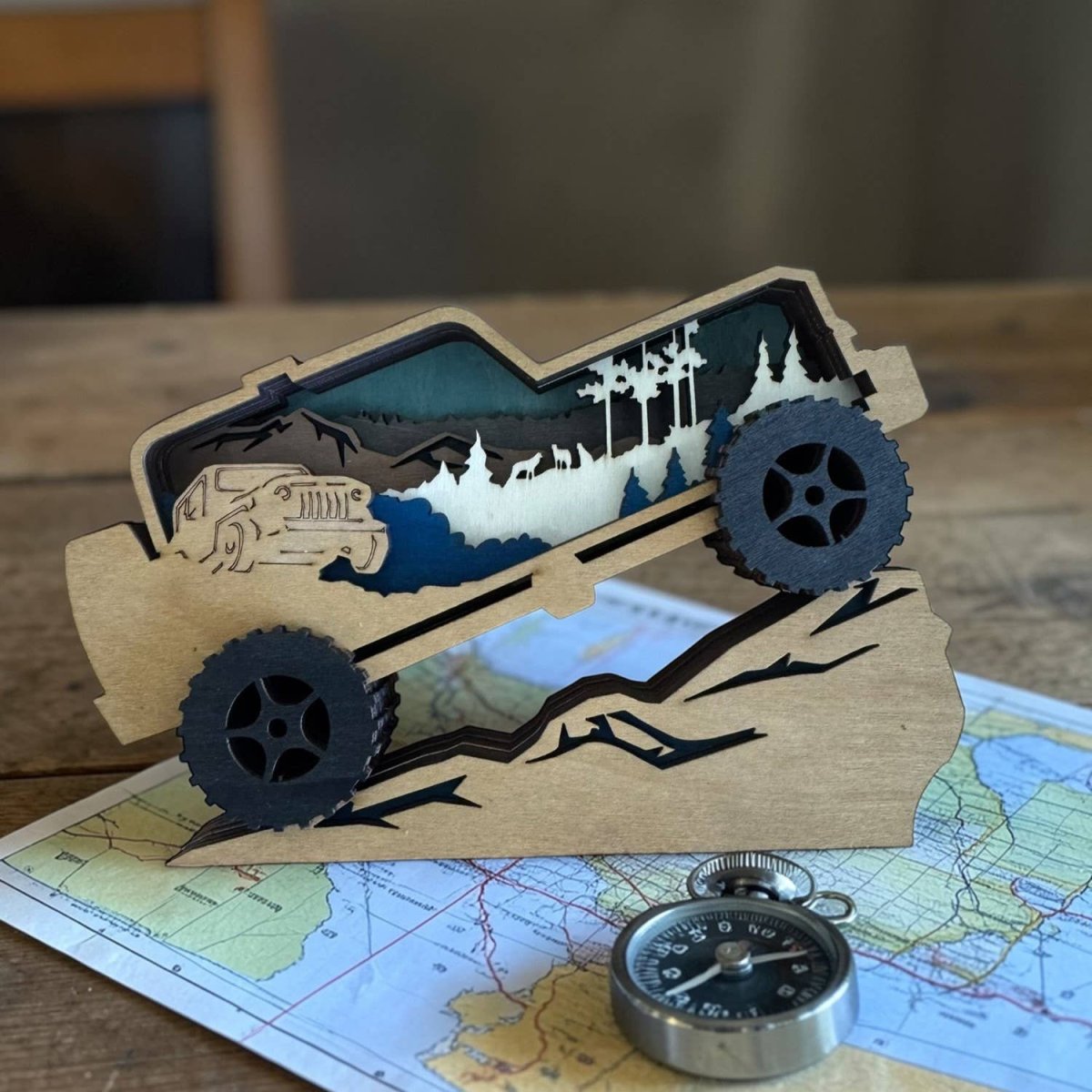 Blue Jeep
