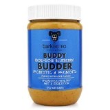 Bow-Wow Blueberry Buddy Budder (Probiotic + Prebiotic), 100% Natural Dog Peanut Butter, Healthy Peanut Butter Dog Treats, Dog Enrichment Supplement