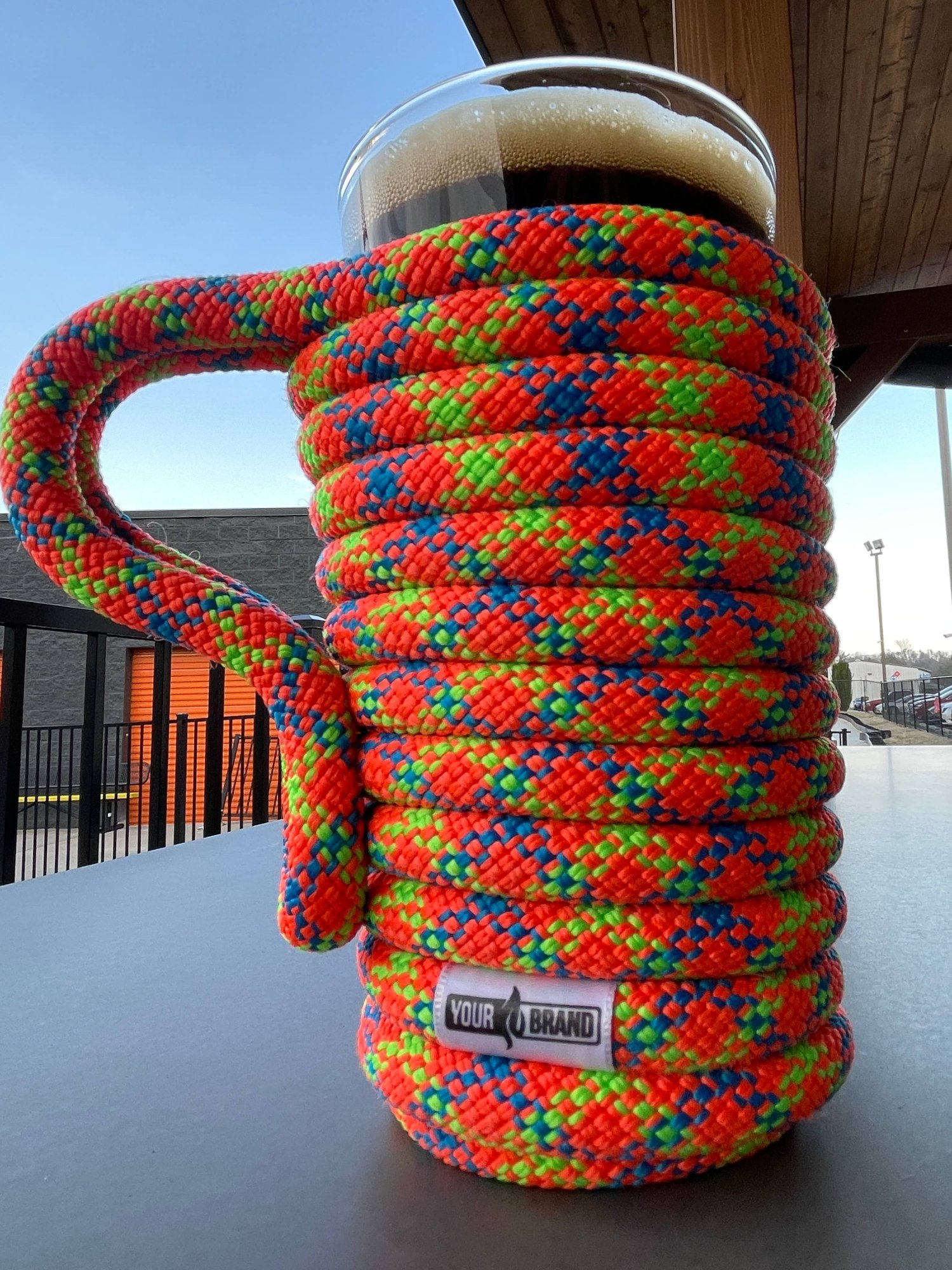 Custom Tag Upcycled Rope Cozies!