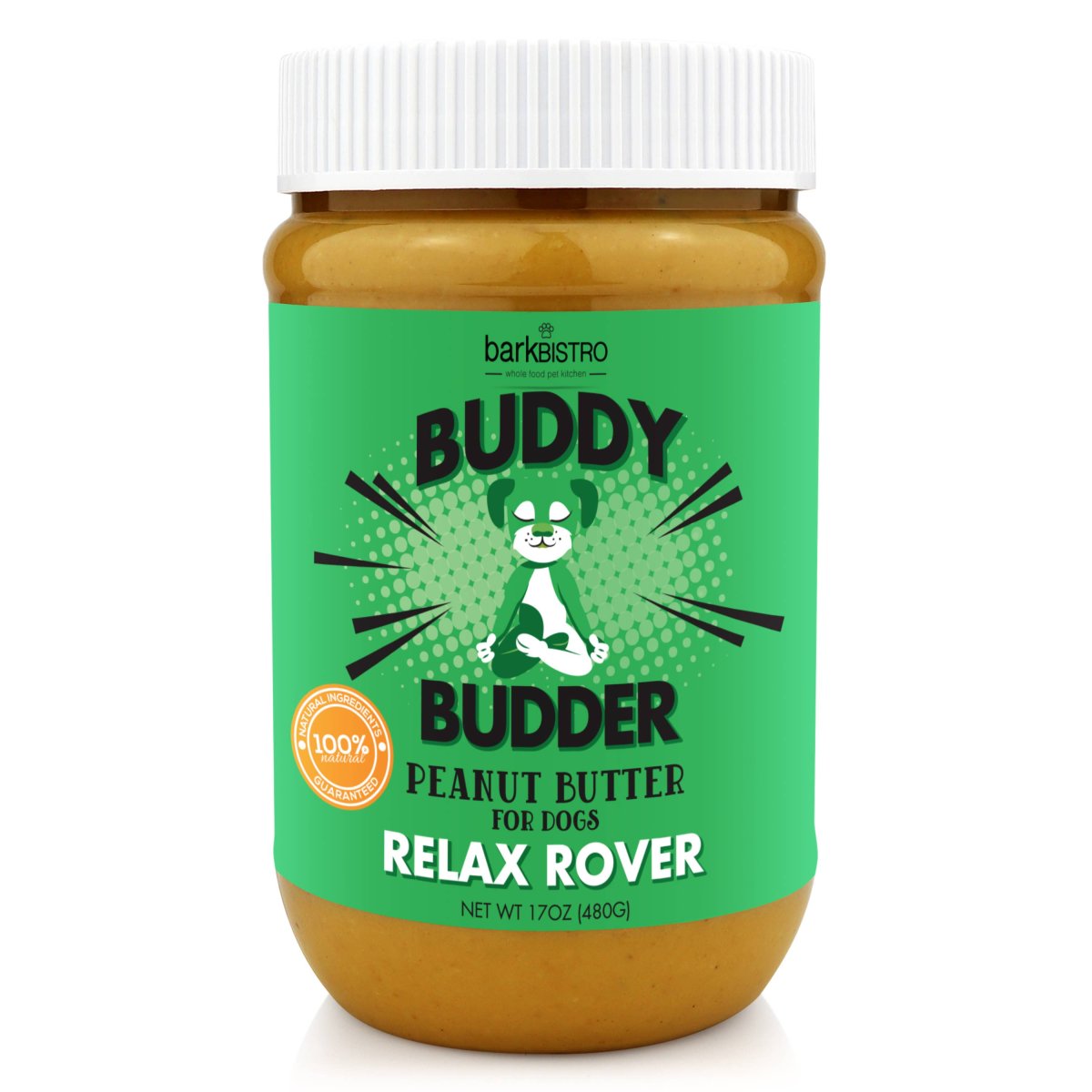 Dog Peanut Butter Relax Rover (Calming) Buddy Budder: 17oz.