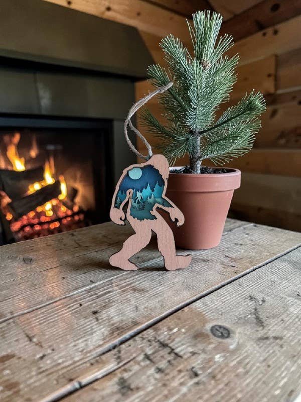 Forest Bigfoot: Ornament
