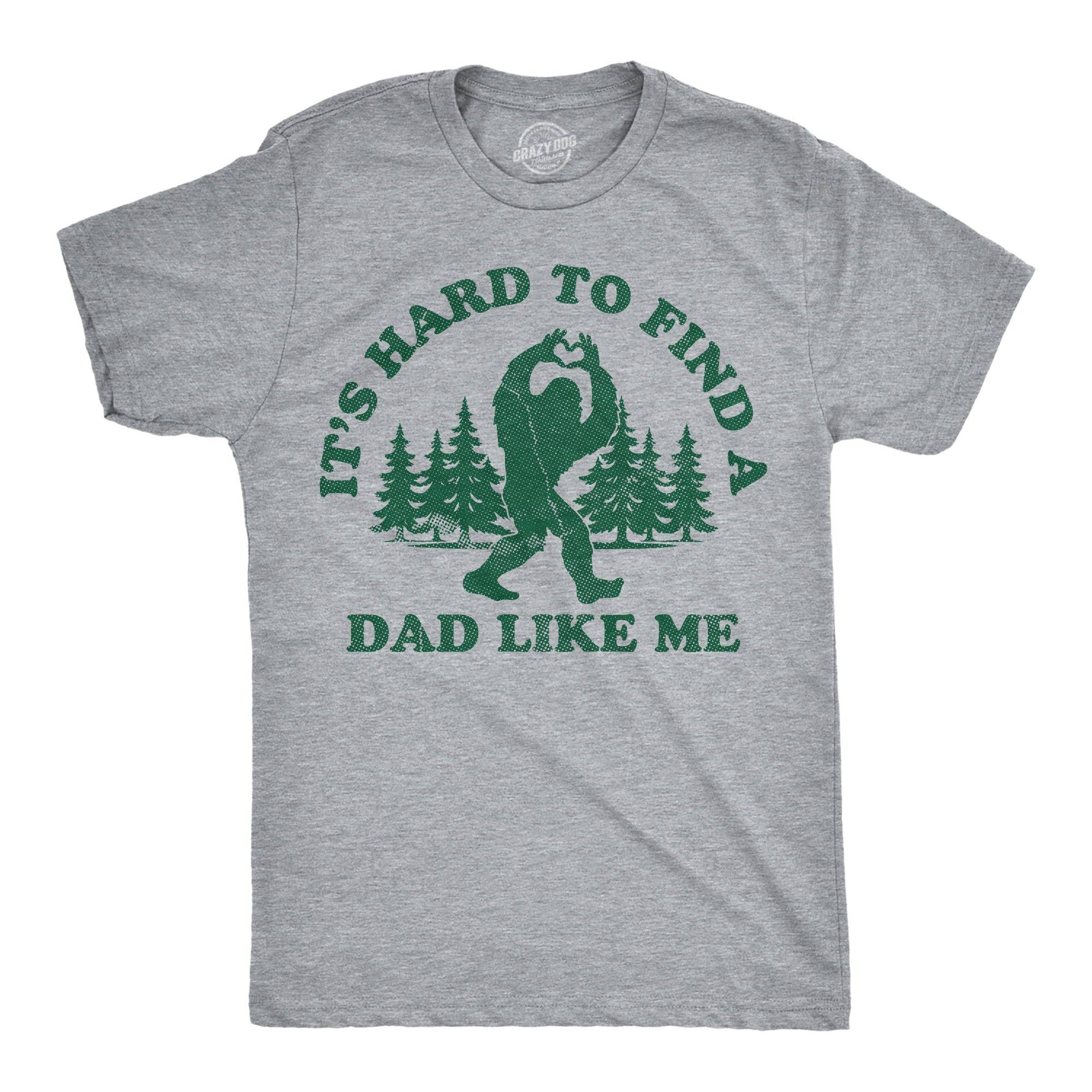 Its Hard To Find A Dad Like Me Men's T Shirt: Light Heather Grey - Dad Like Me, XXL