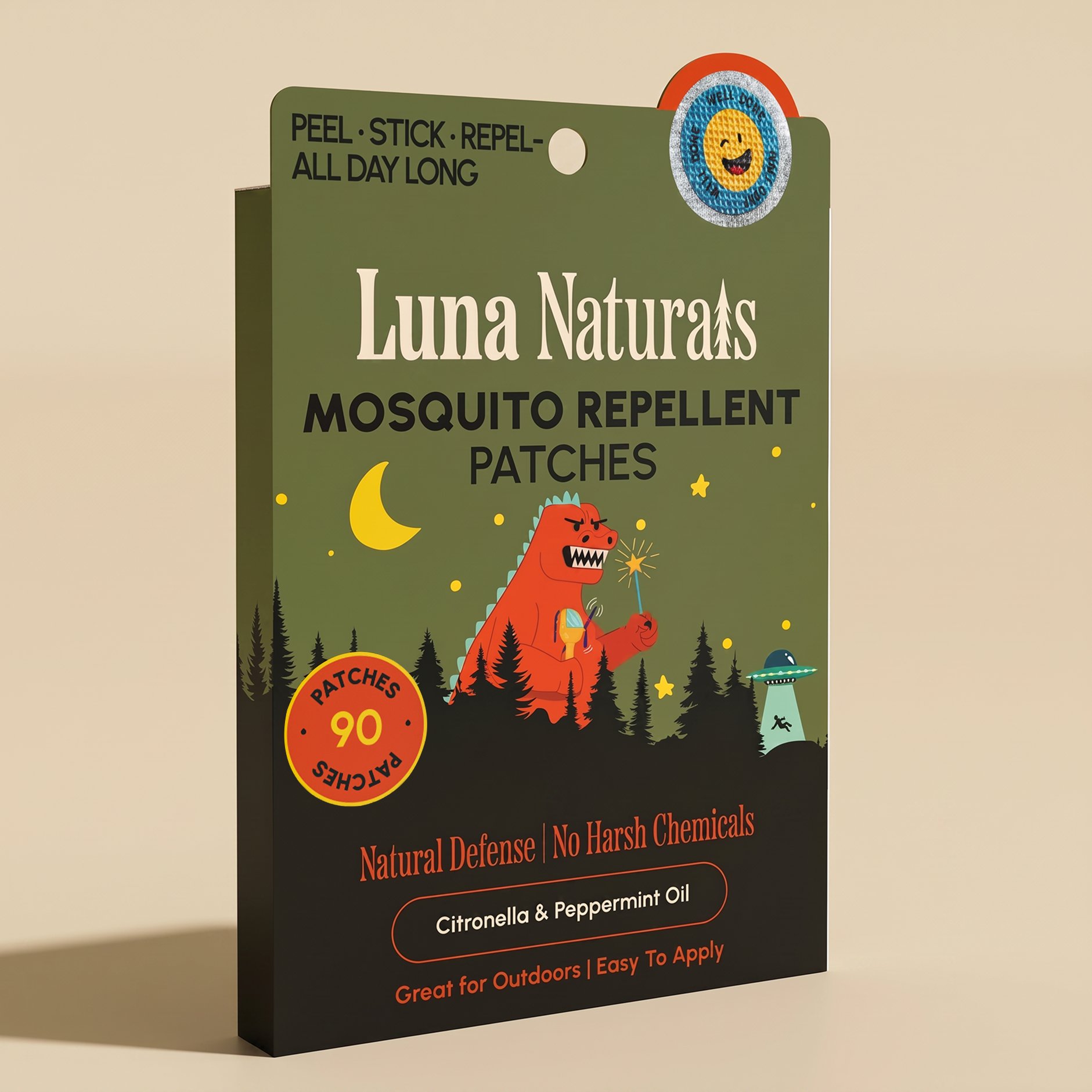 Kids Mosquito Repellent Patches — Natural | 90ct