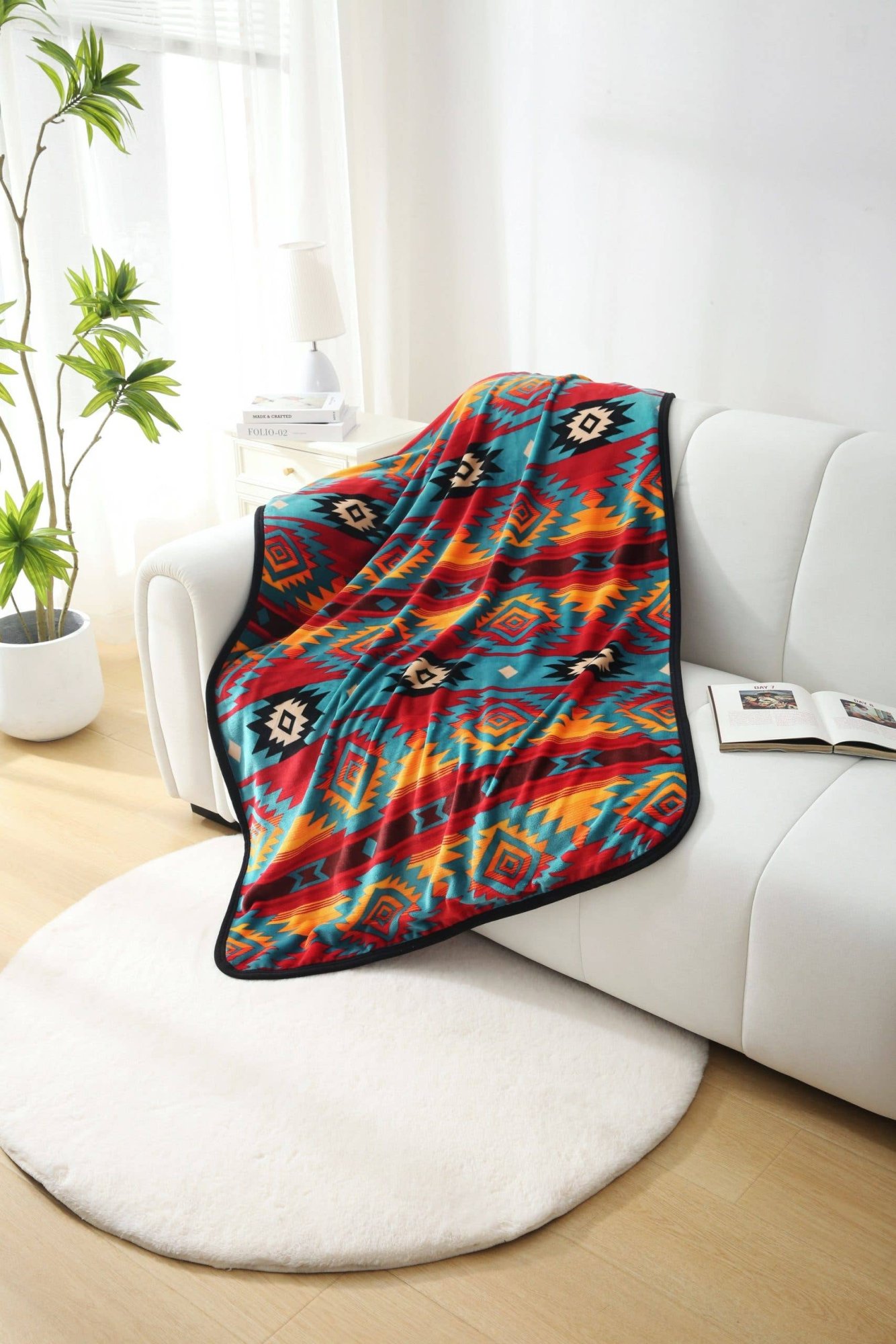 KPDK-05TURQ - 100% Polyester 40x60 Inch