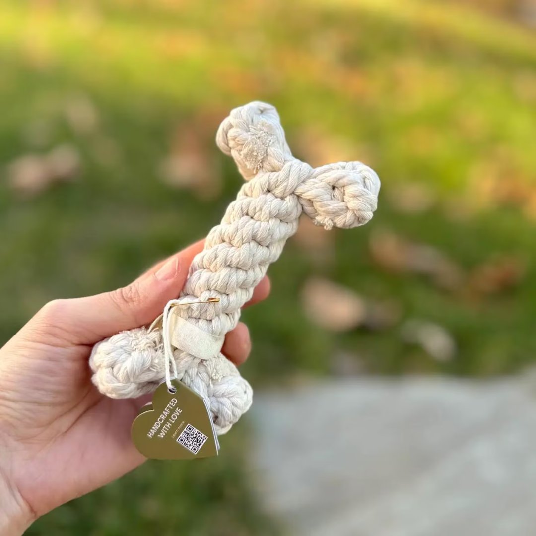 Rope Bone Toy｜Handcraft | Eco-Friendly