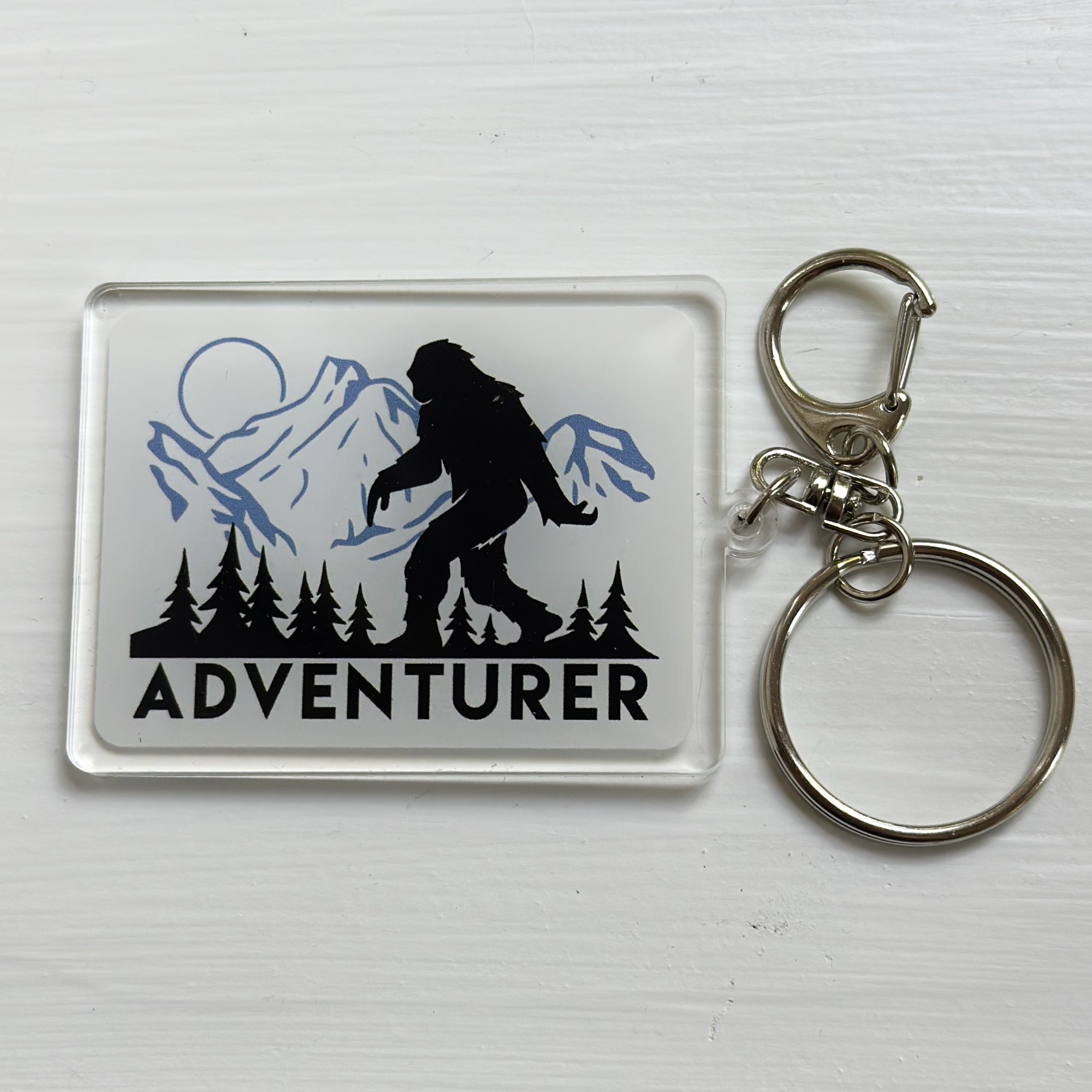 Sasquatch Adventurer Keychain