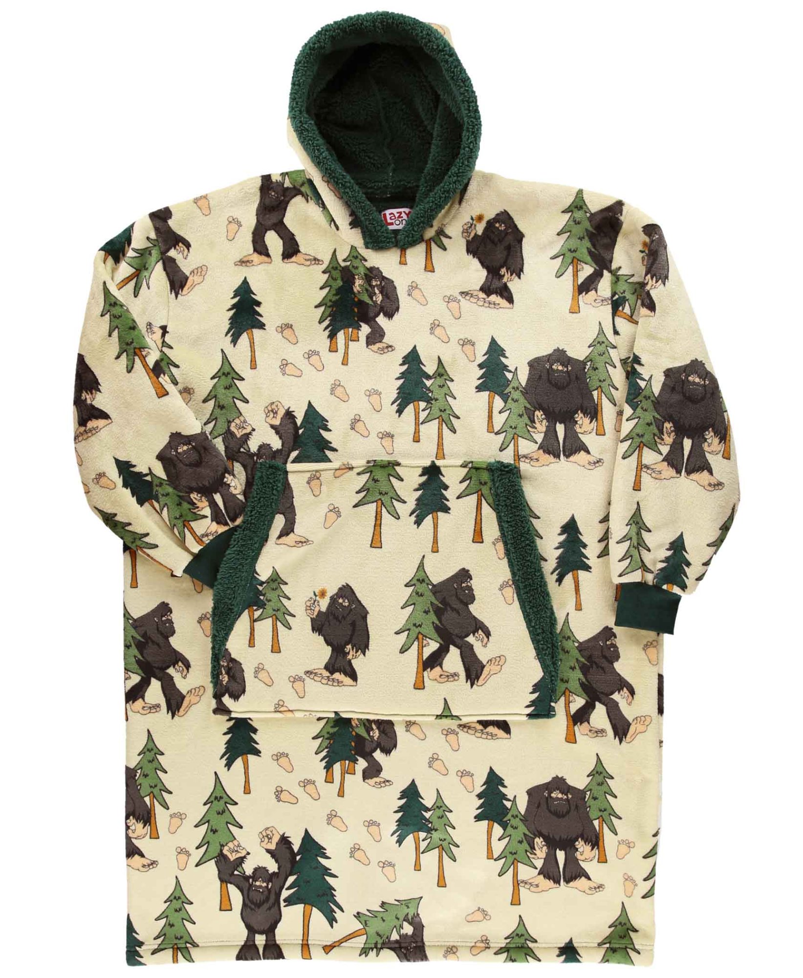 Sasquatch Bigfoot Blanket Hoodie