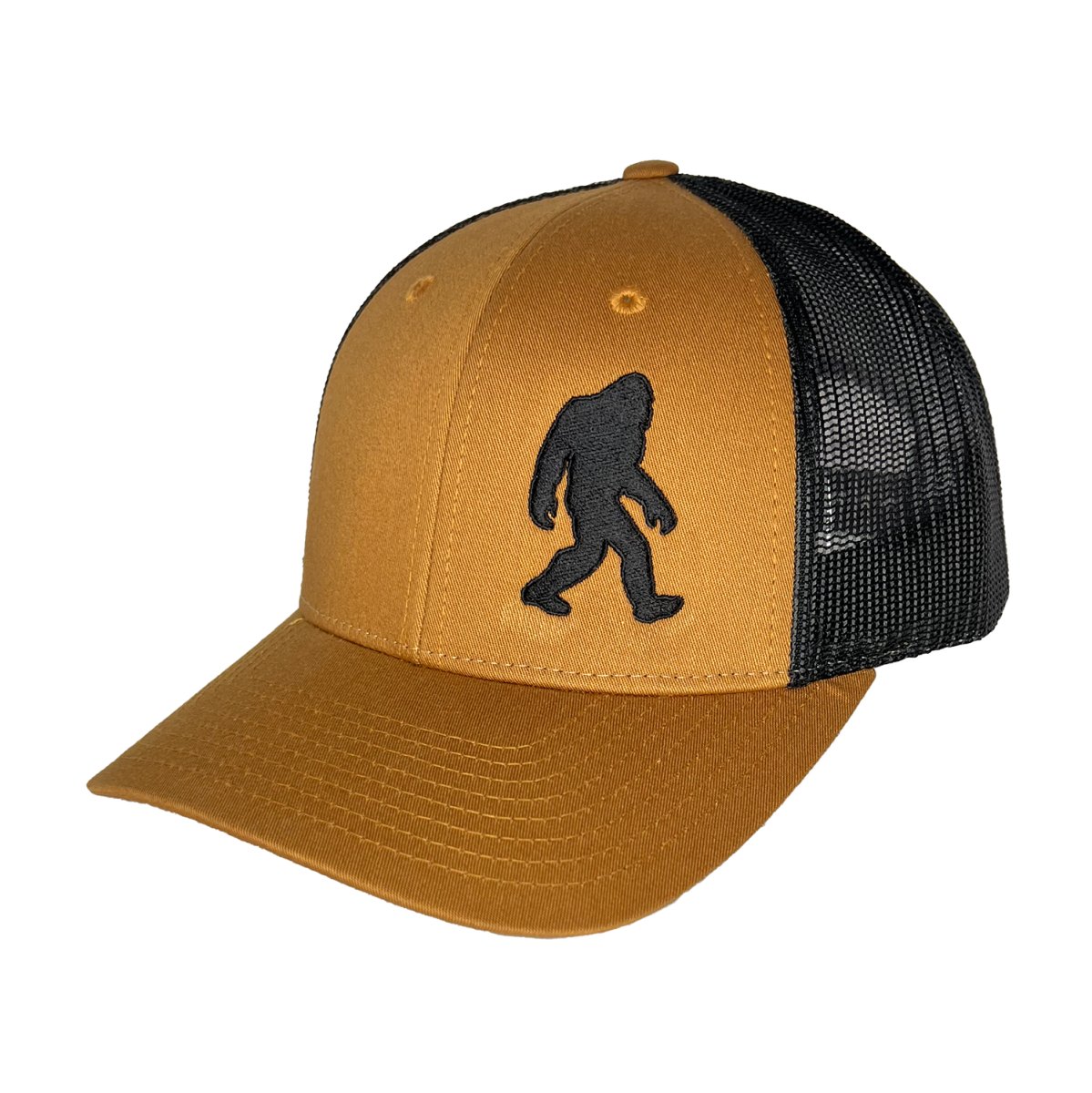 Sasquatch Trucker Cap: Saddle Black