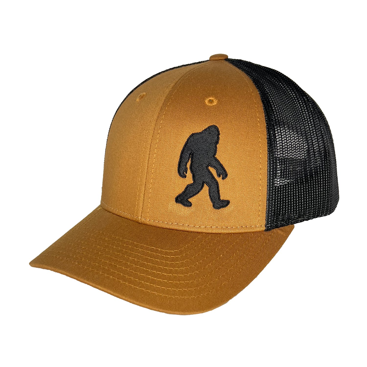 Sasquatch Trucker Cap: Saddle Black