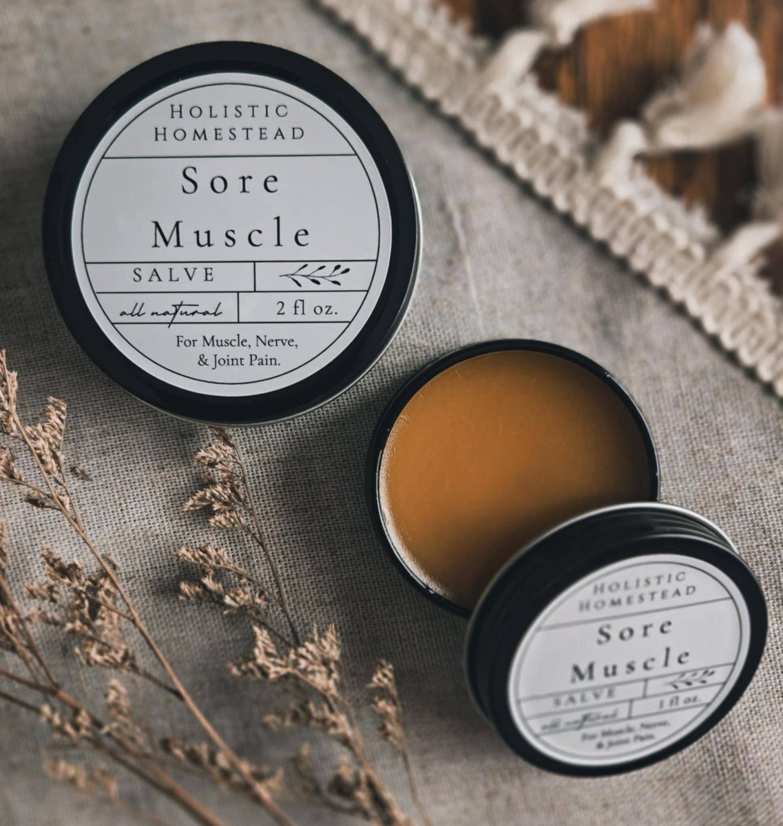 Sore Muscle Salve: 2 oz.