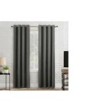 Sun Zero Broderick Theater Grade Blackout Curtain Panels 52” W x 84 gray
