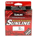 Sunline 63758742 Super Natural Monofilament Fishing Line 6 lb 330 Yards Natural Clear Spool