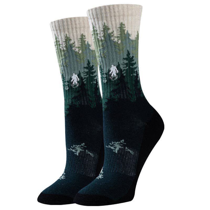 Womens Forest Active Socks: Green