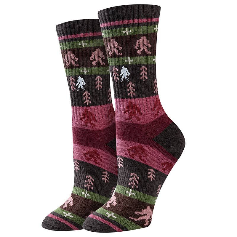 Womens Stripe Active Socks: Dark